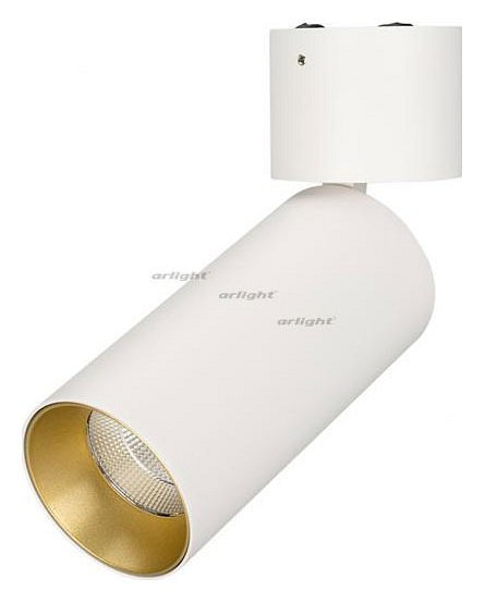 Светильник на штанге Arlight SP-POLO-SURFACE-FLAP-R65-8W Day4000 (WH-GD, 40 deg) 027529