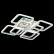 Потолочная люстра EVOLED Qutro SLE200412-08RGB
