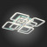 Потолочная люстра EVOLED Qutro SLE200412-08RGB