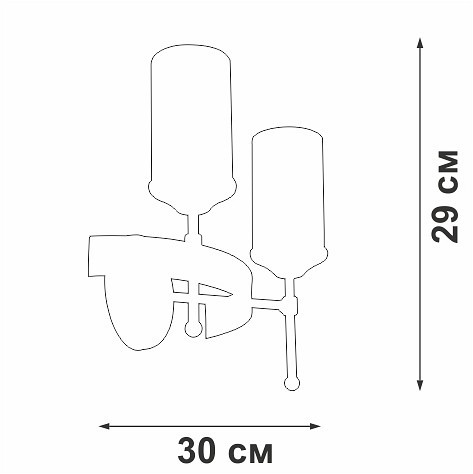 Бра Vitaluce V1813 V1813-7/2A
