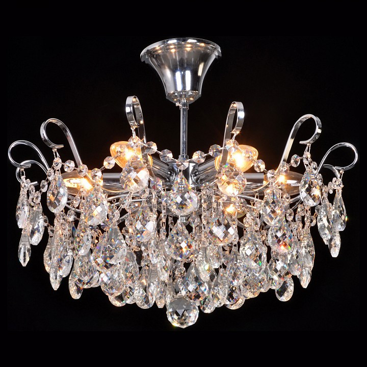 Люстра на штанге Natali Kovaltseva Happy Diamonds I HAPPY DIAMONDS I 11546/6C CHROME