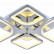Потолочная люстра EVOLED Giura SLE500312-04RGB