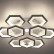 Потолочная люстра Escada Hexagon 10236/9LED