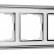 Рамка на 3 поста Werkel Palacio (хром/белый) W0031331