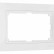 Рамка для двойной розетки Werkel Snabb basic (белый) W0082001