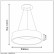 Подвесной светильник Lucide Talowe Led 46400/42/31