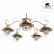 Потолочная люстра Arte Lamp Lanterna A4579PL-5WG