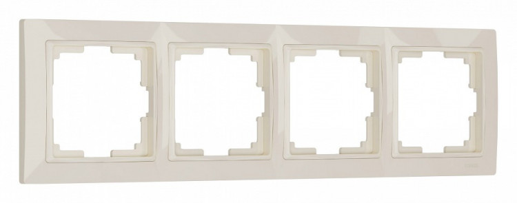 Рамка на 4 поста Werkel Snabb Basic (слоновая кость) W0042003