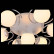 Потолочная люстра EVOLUCE Galio SL418.102.07
