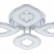 Потолочная люстра Escada Dew 10271/4LED