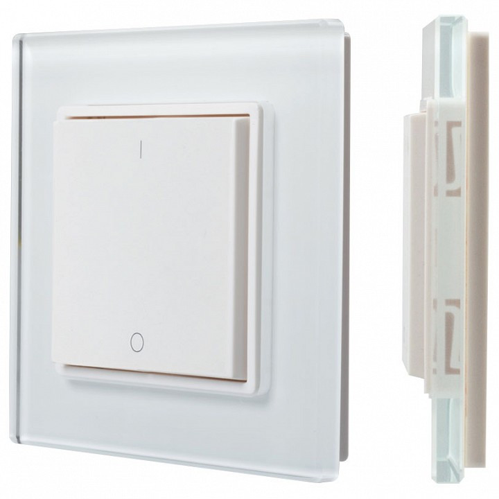 Панель-диммера клавишная накладная Arlight SR-EN90 SR-EN9001-RF-UP White (DIM, 1 зонa)