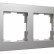 Рамка на 2 поста Werkel Platinum (алюминий) W0022606