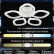 Потолочная люстра Natali Kovaltseva Simply LED LAMPS 81408