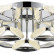 Потолочная люстра Lumion Ruana 8239/9CL