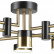 Потолочная люстра Natali Kovaltseva LOFT LED LED LAMPS 81368 GOLD BLACK