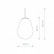 Плафон стеклянный Nowodvorski Cameleon PEAR S TR/G 8534