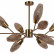 Люстра на штанге Escada Desire 10165/12PL Copper