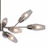 Люстра на штанге Escada Desire 10165/12PL Nickel