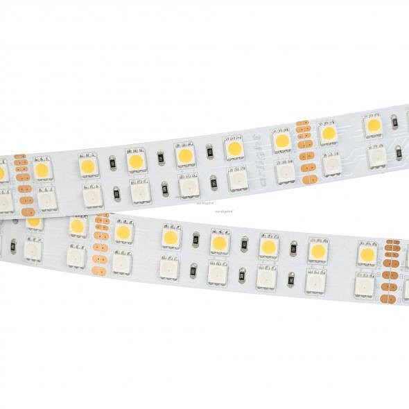 Лента светодиодная Arlight RT 2-5000 24V RGB-White 2x2 (5060, 720 LED, LUX) 011823(1)