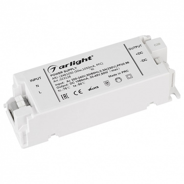 Блок питания Arlight  ARJ-LE481050 (50W, 1050mA, PFC)