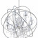 Подвесная люстра Loft it Foucaults Orb Crystal LOFT1896/8