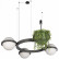 Подвесная люстра Loft it Jardin 10121/3 Dark grey