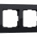 Рамка на 4 поста Werkel Favorit (черный) W0041108