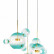 Подвесной светильник Loft it Bolle 2027-D3 Blue