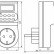 Розетка с таймером Feron TM22 23205