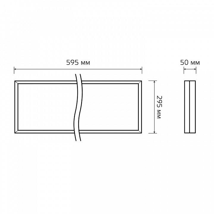 Светильник для потолка Армстронг Gauss MiR G1-A0-00070-01G02-4001640