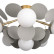 Потолочная люстра Loft it Matisse 10008/6C Grey