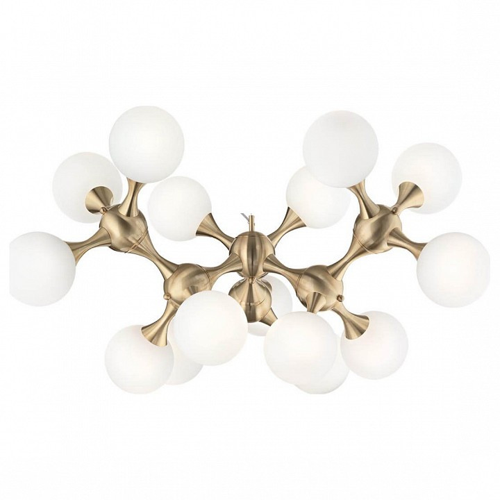 Подвесная люстра Ideal Lux Nodi NODI SP15 OTTONE SATINATO