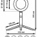 Настольная лампа кольцевая Gauss Ring Light RL001