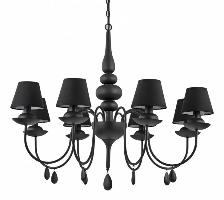 Подвесная люстра Ideal Lux Blanche BLANCHE SP8 NERO
