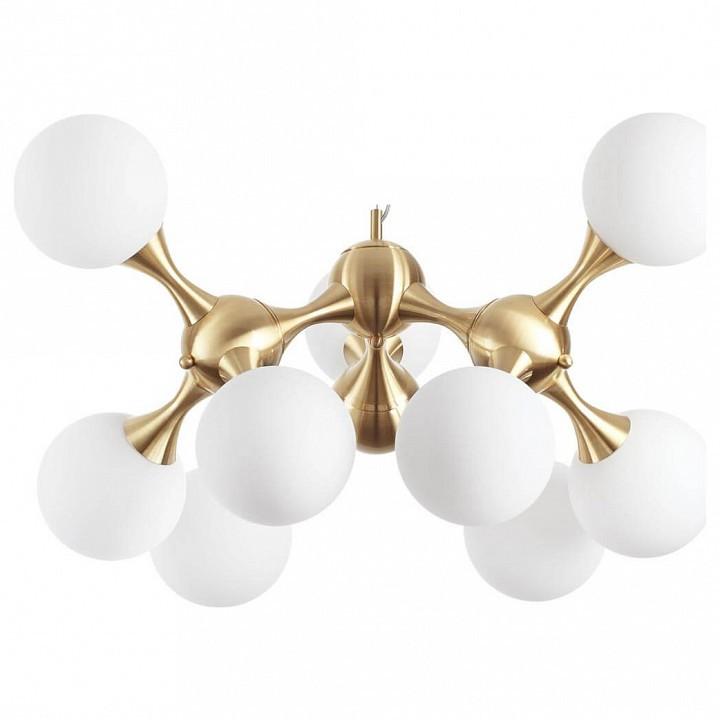 Подвесная люстра Ideal Lux Nodi NODI SP9 OTTONE SATINATO