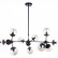 Люстра на штанге Arte Lamp Bolla A1664SP-12BK