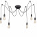 Подвесная люстра Loft it Spider LOFT1162/6