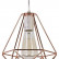 Подвесной светильник Imex MD.1706 MD.1706-1-P PGD