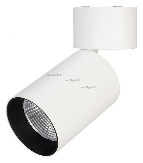 Светильник на штанге Arlight SP-POLO-SURFACE-FLAP-R85-15W Day4000 (WH-BK, 40 deg) 027545