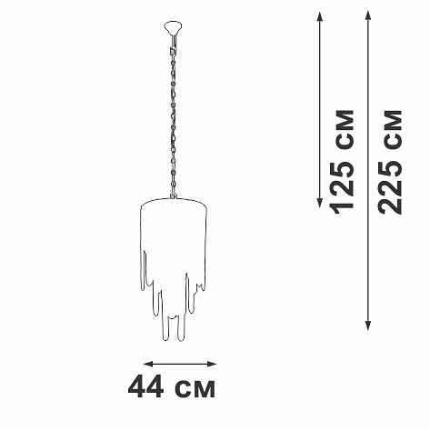 Подвесная люстра Vitaluce V5885 V5885-9/7