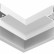Соединитель угловой L-образный для треков встраиваемых Maytoni Accessories for tracks Exility TRACL034-42W-R