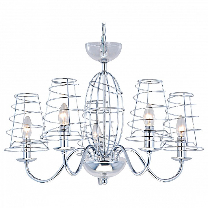 Подвесная люстра Arte Lamp Cage A4320LM-5CC