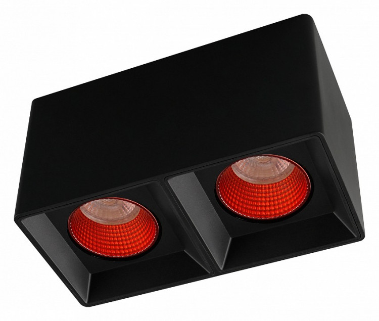 Накладной светильник Denkirs DK3030 DK3085-BK+RD