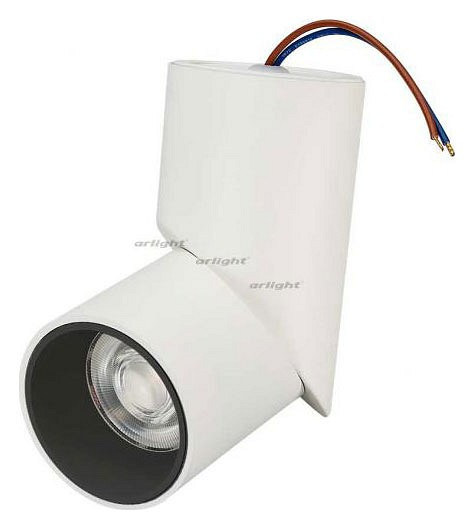 Накладной светильник Arlight SP-TWIST-SURFACE-R70-12W Warm3000 (WH-BK, 30 deg) 024992