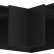 Соединитель угловой L-образный для треков накладных Denkirs Smart TR2102-BK