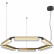 Подвесная люстра Maytoni Flat MOD296PL-L60BS3K