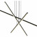 Подвесная люстра Natali Kovaltseva LED LAMPS 81103 LED LAMPS 81103/3C BLACK