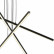 Подвесная люстра Natali Kovaltseva LED LAMPS 81103 LED LAMPS 81103/3C BLACK