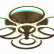 Потолочная люстра EVOLED Cerina SLE500572-08RGB