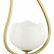 Настольная лампа декоративная Odeon Light Waterlily 4873/1T